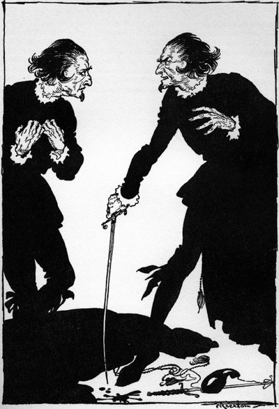 ウィリアム・ウィルソン」エドガー・アラン・ポー著 作： Arthur Rackham