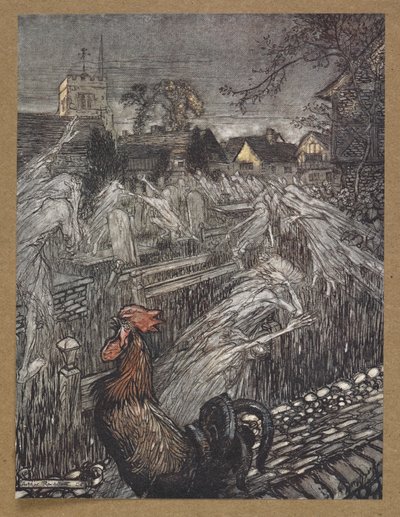 ... fantasmas, vagando aqui e ali, voltam para os cemitérios