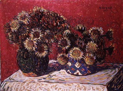 2つの花瓶 作： Arthur Segal