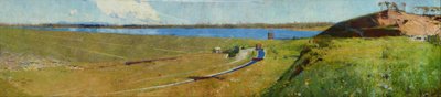 プロスペクト貯水池 作： Arthur Streeton