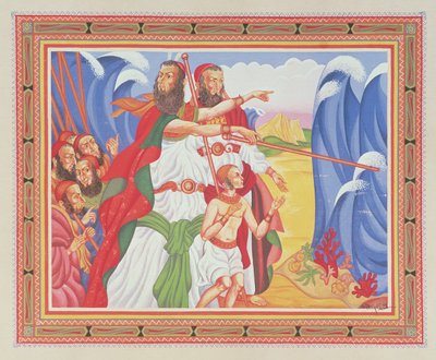 紅海の別離 作： Arthur Szyk