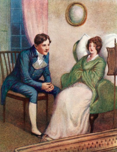ジェーン・オースティンによるプライドと偏見のイラスト 作： Arthur Wallis Mills