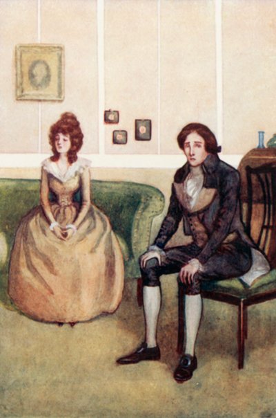 ジェーン・オースティンによる感覚と感性のイラスト 作： Arthur Wallis Mills