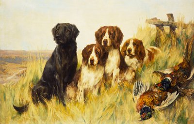 先を見据えて（キャンバスに油彩） 作： Arthur Wardle