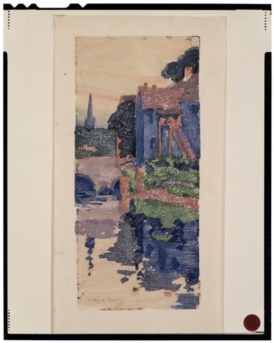 ブルーハウス 作： Arthur Wesley Dow