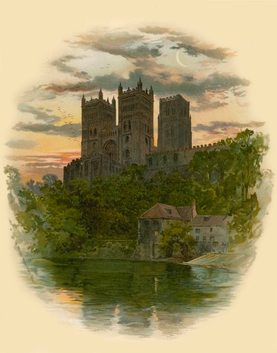ダラム大聖堂、ウエストフロント 作： Arthur Wilde Parsons