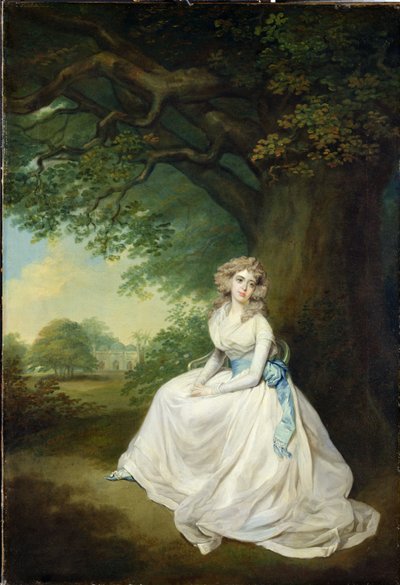 レディ・チェンバース、1789年頃（キャンバスに油彩） 作： Arthur William Devis
