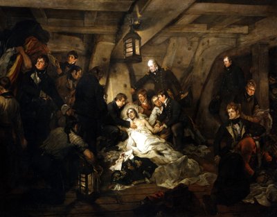 提督ネルソン卿の死、1805年1807年。 作： Arthur William Devis