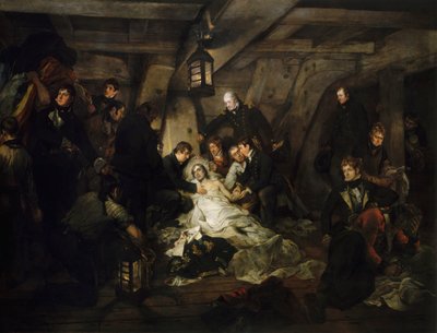 ネルソンの死（1805年10月21日 作： Arthur William Devis