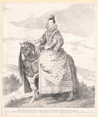 オーストリア大公妃（1584-1611）マーガレット 作： Artist Unknown