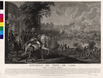 1796年5月10日、ロディの戦い 作： Artist Unknown