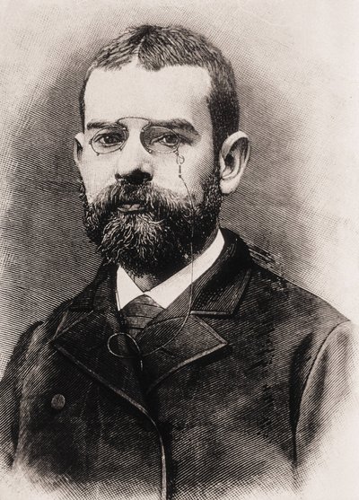 クラリン、レオポルド・アラス・イ・ウレーナ（1852-1901）。スペインの作家。彫刻 作： Artist Unknown