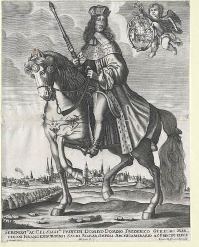 ブランデンブルク選帝侯（1620-1688）フレデリック・ヴィルヘルム 作： Artist Unknown
