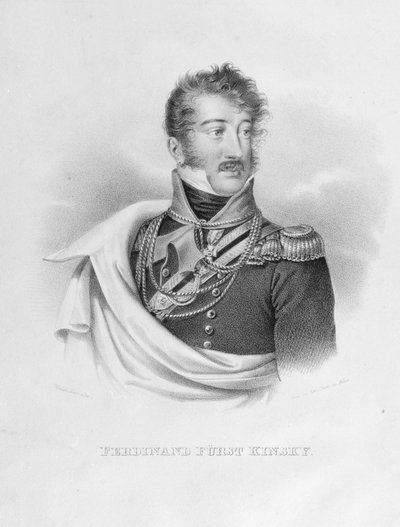 フェルディナンド王子 1781 - 1812 キンスキー 作： Artist Unknown