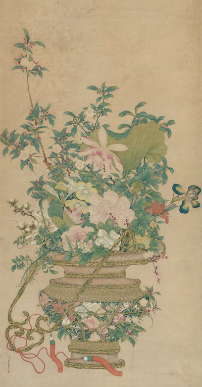 四季の花 作： Artist Unknown