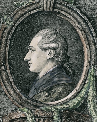 ゲーテ，ヨハン・ヴォルフガング・フォン・ゲーテ（1749-1832）。ドイツの人文主義者、作家。エッチング。 作： Artist Unknown