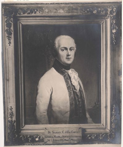 カール・ヨーゼフ・フォン・ユターネス伯 (1763-1824) シュパンゲン・フォン・ユターネス 作： Artist Unknown