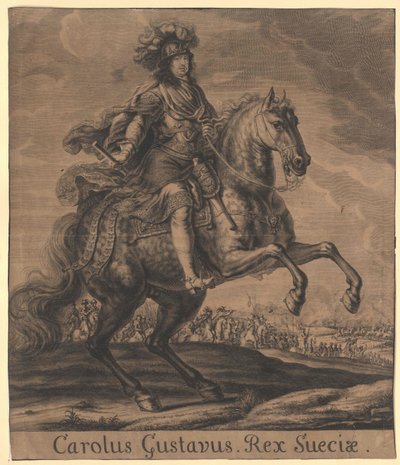スウェーデン国王 チャールズ10世 グスタフ 作： Artist Unknown