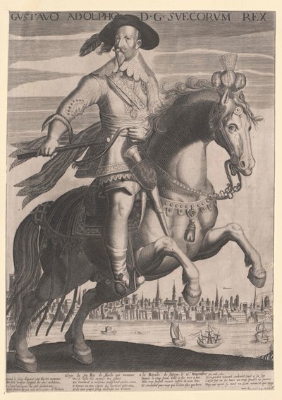 スウェーデン国王 グスタフス・アドルフス 作： Artist Unknown