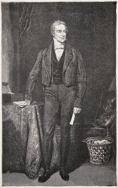 PEEL, Robert (1788-1850)。イギリス首相（1834-1835、1841-1846）。ラファエル・ウォードのためのエングレーヴィング。エングレーヴィング。 作： Artist Unknown