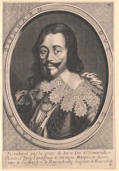 ザクセ・ヴァイマール・ベルナール家の王子（印刷物） 作： Artist Unknown