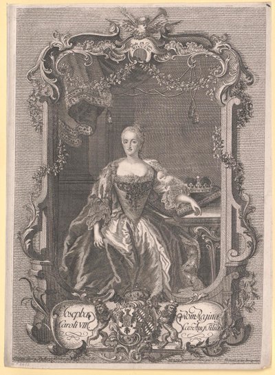 バイエルン王女 マリア・ヨゼファ 作： Artist Unknown