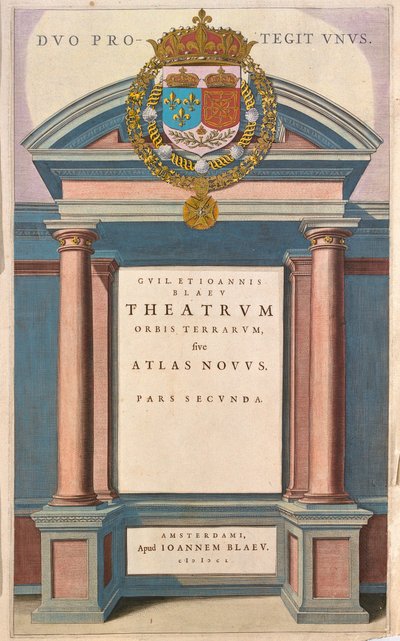 地球儀と新アトラス』（Theatrum Orbis Terrarum sive Atlas Novus 作： Artist Unknown