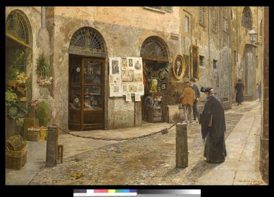 1912年、イタリアのミラノにあるSan Bernardino alle Ossa経由 作： Arturo Ferrari