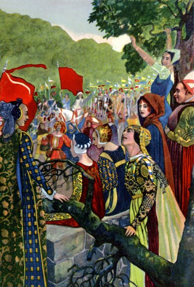 終わりよければすべてよし」ウィリアム・シェイクスピアの戯曲 1880年頃（版画） 作： Artus Scheiner