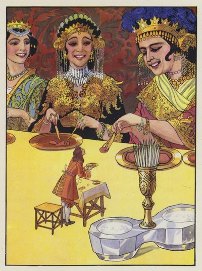 ジョナサン・スウィフトによるガリバー旅行のイラスト 作： Artus Scheiner