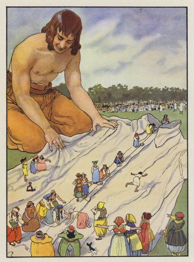 ジョナサン・スウィフトによるガリバー旅行のイラスト 作： Artus Scheiner