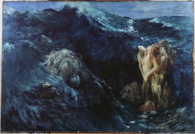 カリブディスとスキュラ、1894年（油彩・キャンバス） 作： Ary Ernest Renan