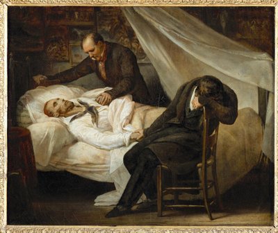 ジェリコーの死． 作： Ary Scheffer