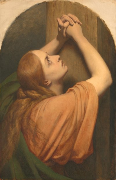 十字架のふもとに立つマリア・マグダレナ 作： Ary Scheffer