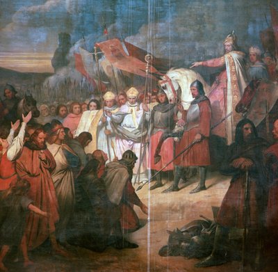 シャルルマーニュの絵画、8 世紀 作： Ary Scheffer