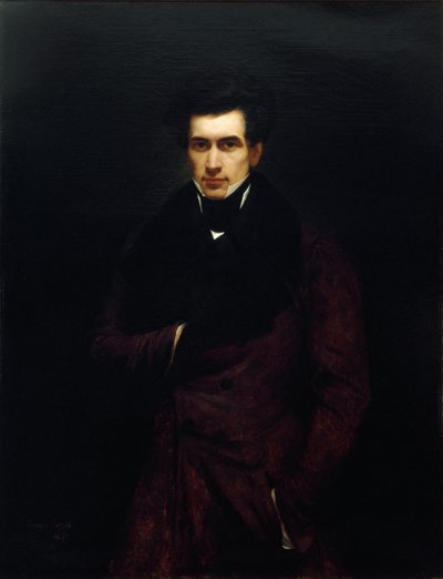 アルマン・カレルの肖像 1800-1836, 1833. 作： Ary Scheffer