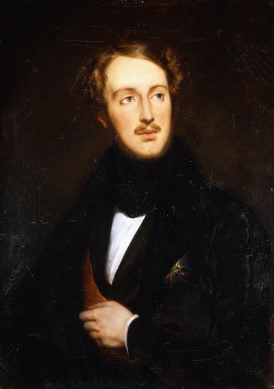 フェルディナンドフィリップルイシャルルアンリの肖像、オルレアン公爵 作： Ary Scheffer