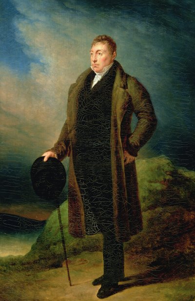 マリー・ジョセフ・ポール・イヴ・ロック・ギルバート・デュ・モティエ（1757-1834）の肖像ラファイエット侯爵、1822年頃 作： Ary Scheffer