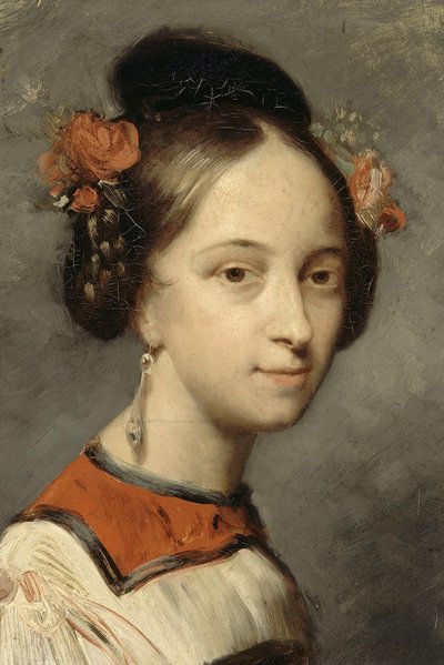 バレリーナマリータグリオーニの肖像画 作： Ary Scheffer