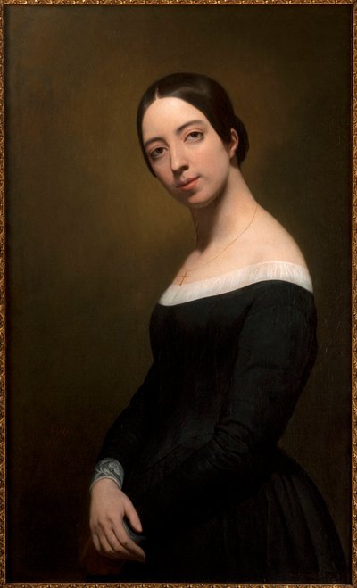歌手兼作曲家のポーリン・ヴィアルドの肖像 1821-1910, 1840. 作： Ary Scheffer
