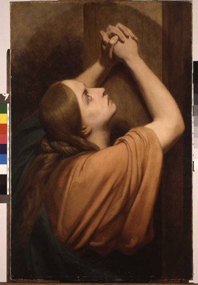 十字架の下の聖マグダラのマリア 作： Ary Scheffer
