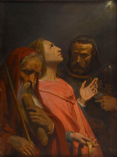 マギの崇拝、1841-1844。 作： Ary Scheffer