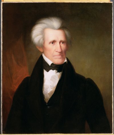 アンドリュージャクソン、1835 作： Asher Brown Durand
