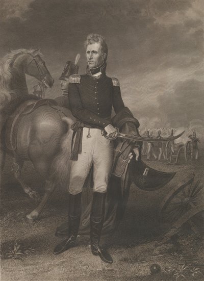 アンドリュー・ジャクソン将軍、1828 年 6 月。 作： Asher Brown Durand