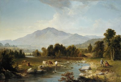 ハイポイント：シャンダケン山脈、1853年。 作： Asher Brown Durand