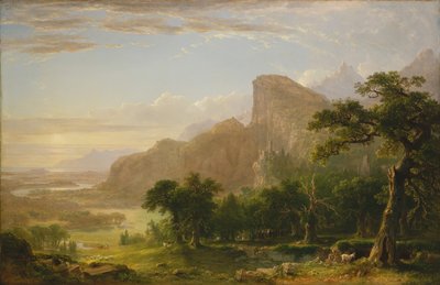 タナトプシスの風景画、1850年。 作： Asher Brown Durand