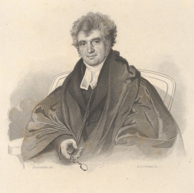 ウィリアム・ジェイ牧師、1823年。 作： Asher Brown Durand