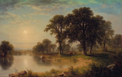 1865年夏の午後。 作： Asher Brown Durand