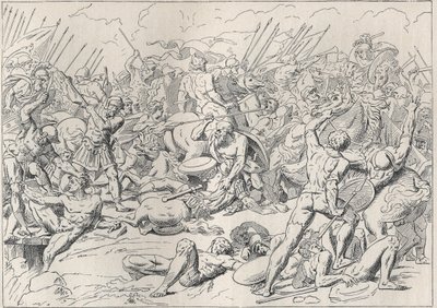 ペロポネソス戦争: ギリシャの哲学者ソクラテスがアルキビアデで命を救ったポティデの戦い (La battaglia di Potidea)。 （d