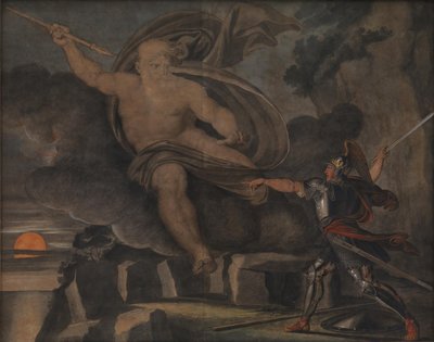 フィンガルとローダの精霊の戦い 作： Asmus Jacob Carstens